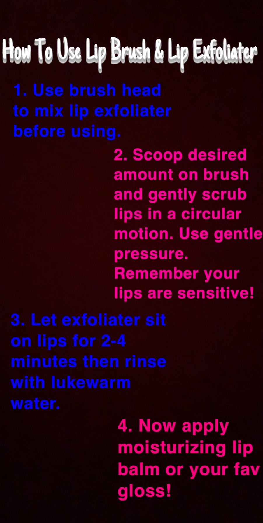 Exfoliating Lip Scrub